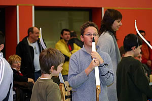 Clément se concentre
